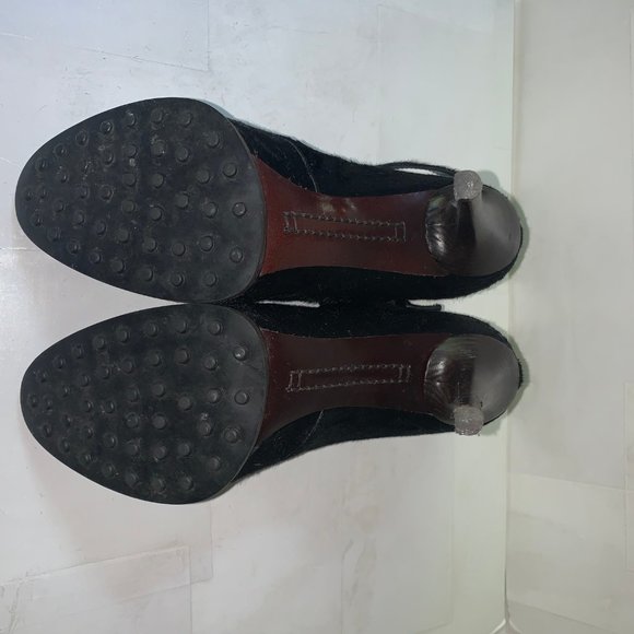 TOD'S Zebra-print calf hair leather ankle - Picture 8 of 8